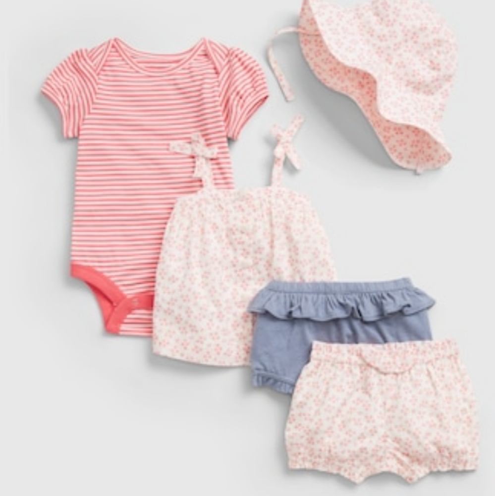 NWT Baby Girl 5-Piece Outfit Set